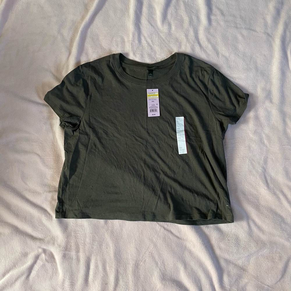 Green Crop Top XXL
